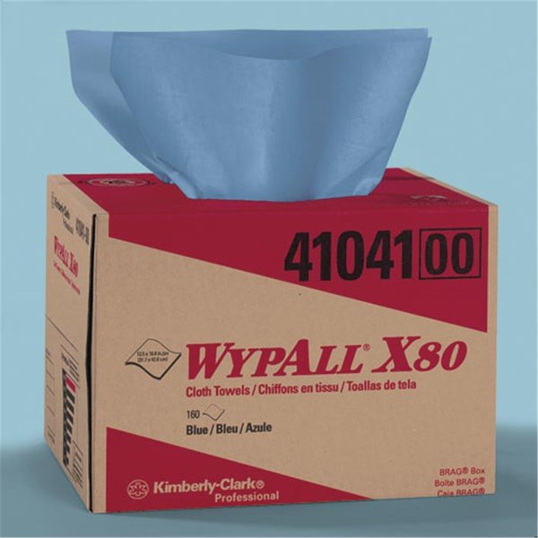 Kimberly-Clark Wypall X80 Twl 12.5X16.8 blue 1/160 KI328701